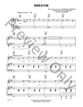 Breathe piano sheet music cover